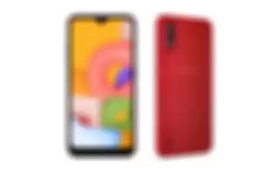 Samsung Galaxy A01 warna Red