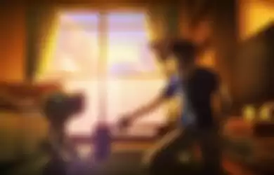 Taichi dan Agumon di trailer film Digimon Adventure: Last Evolution Kizuna