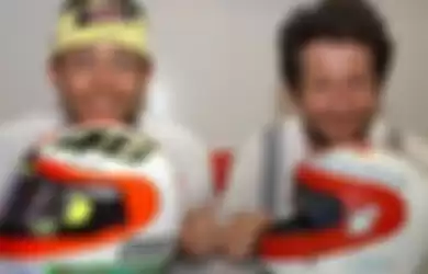 Valentino Rossi dan Graziano Rossi.