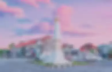 Pemandangan kota Jogja versi anime