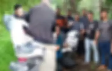 Video begal viral, polisi berhasil temukan motor korban.