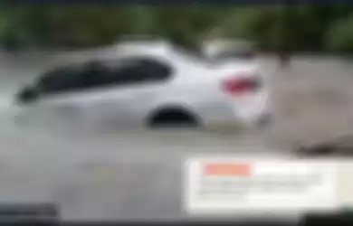 Viral Mobil BMW Terseret Banjir, Pemiliknya Panik Mencari-cari, Ketemu di Tempat Tak Terduga Ini