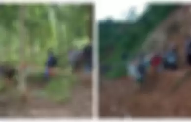 Akses Desa Terisolir Akibat Banjir, Lebih Dari 4.000 Warga Desa di Bogor Ini Nekat Susuri Hutan Demi Cari Tempat Aman, Ada Ibu Gendong Bayi 10 Bulan Pakai Selimut!