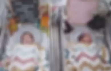 Bayi kembar Syahnaz dan Jeje