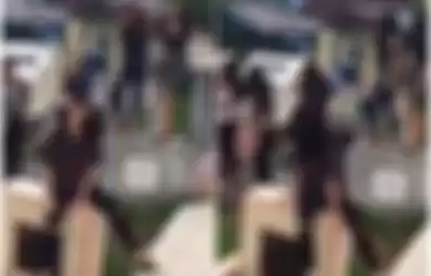Kibas-kibas Rambut Sampai Berdiri di Atas Nisan, Sekelompok ABG Ini Asyik Joget Dugem di Kuburan, Netizen Gondok: Kesurupan Kapok Lu!