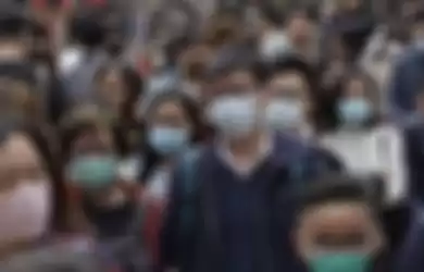 Ilustrasi warga Wuhan yang memakai masker demi menghindari Virus Corona.