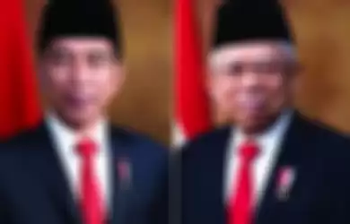 Foto Presiden Joko Widodo dan Wakil Presiden K.H. Maruf Amin 