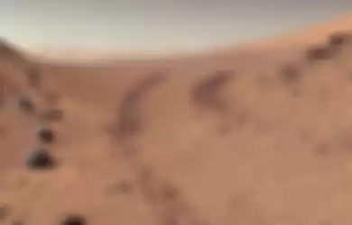 Pemandangan cantik di Planet Mars