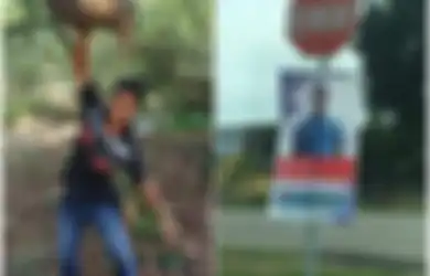 Rela Memasang Spanduk dan 'Menjajakan Diri' Demi Dapatkan Jodoh, Pria 35 Tahun Ini Berharap Segera Dapat Istri, Respon yang Didapatkannya Ternyata Luar Biasa Seperti Ini