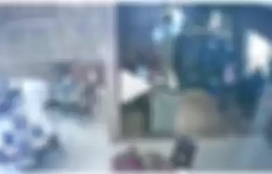 Rekaman CCTV Pemukulan Karyawan Hotel di Kota Makassar