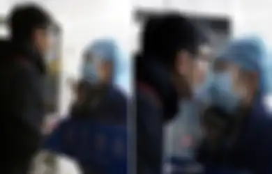Mengharukan, Perawat Ini Hanya Bisa Bertemu Calon Suaminya dari Balik Kaca Sambil Saling Menelepon, Berencana Menikah Wabah Virus Corona Berakhir