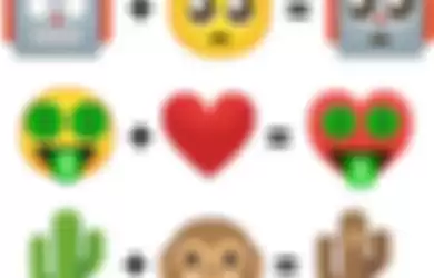 Contoh kombinasi emoji