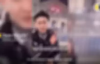 Chen dalam video laporannya mengenai kondisi Wuhan. 