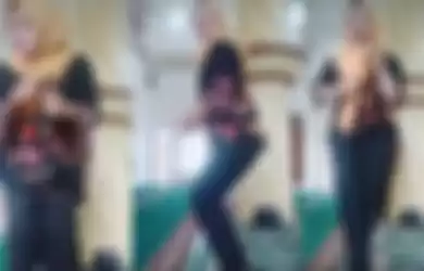 Kelakuan trio emak-emak joget Tik-tok di masjid daerah Pamekasan viral setelah video-nya beredar di facebook