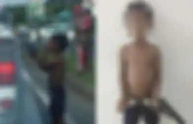 Ulurkan Tangan Minta Belas Kasihan Orang, Bocah Cilik Ini Tiba-tiba Todongkan Pistol Mainan Minta Uang Lebih