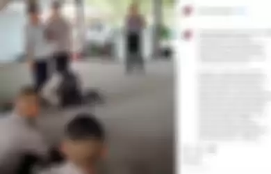 aksi polisi yang cium kaki ayahnya