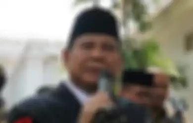Menteri Pertahanan Prabowo Subianto usai dilantik Presiden Joko Widodo. 