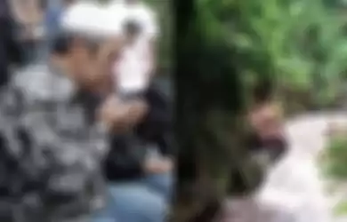 Khoirunnisa Nur Cahyani Sukmaningdyah, yang merupakan salah satu korban meninggal saat acara susur sungai dimakamkan hari Sabtu (22/2/2020) ini di makam Dusun Karanggawang Girikerto, Turi (TribunJogja.com/Hasan Sakri & Dok.Pusdalops DIY)