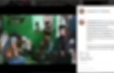 Viral di media sosial wali santri ngamuk di pondok pesantren. 