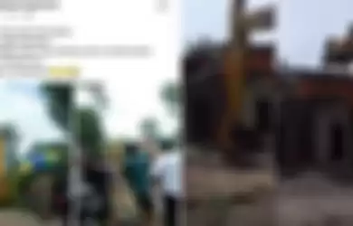 Viral Video TKI Korea Bawa Buldoser Robohkan Rumah di Ponorogo, Ngamuk Istri Hamil Sama Cowok Lain 