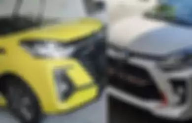 Tampang Daihatsu Ayla (ki) dan Toyota Ayla (ka) yang beredar di medsos.