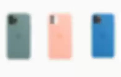 Varian warna case iPhone 11, 11 Pro, dan 11 Pro Max.