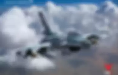 Ilustrasi pesawat F-16