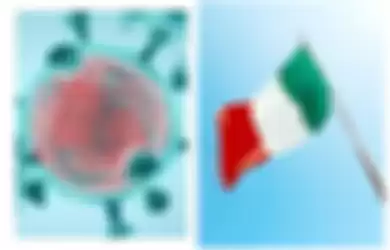 Kolase virus Corona dan negara Italia