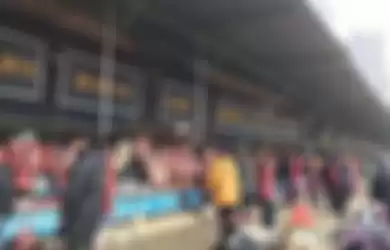 Pasar ekstrem di Huanan, Wuhan, China.