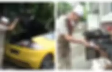 Viral Video Pria di Solo Bagi-bagi Beras dan Uang Pakai Mobil Mewah, ini Dia Sosoknya yang Bikin Tukang Becak Bersyukur...