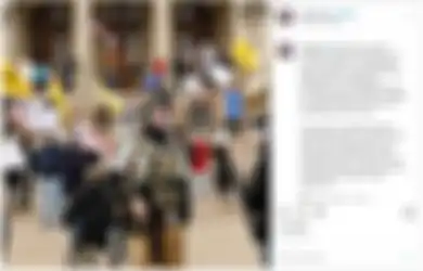 Bak Siap Perang, Sambil Menenteng Senapan Canggih, para Demonstran di AS Menentang Lockdown, 'Kita Tak Bisa Kalahkan Virus Ini'