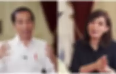 Presiden Joko Widodo dan Najwa Shihab