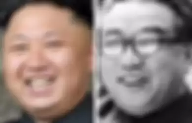 Kim Jong Un dan kakeknya  Kim Il Sung