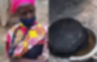 Tak Miliki Bahan Makanan Sama Sekali, Wanita Ini Sampai Masak Batu Demi Tenangkan 8 Anaknya