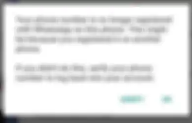 Hindari Klik ‘OK’ Kalau Dapat Notifikasi Telepon Tidak Lagi Terdaftar di Whatsapp