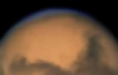 Sosok planet Mars sebagaimana diteropong oleh NASA dengan teleskop antariksa Hubble pada 2003