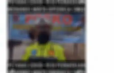 Sambil Menangis, Polisi Petugas PSBB Berharap Bisa Tes Swab Covid-19