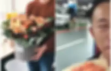 Bikin Video Kejutan Ultah Sampai Bawa Karangan Bunga, Pria Ini Malah Tak Sengaja Rekam Perselingkuhan sang Pacar, Tangisnya Pecah saat Kekasihnya Dipeluk Orang