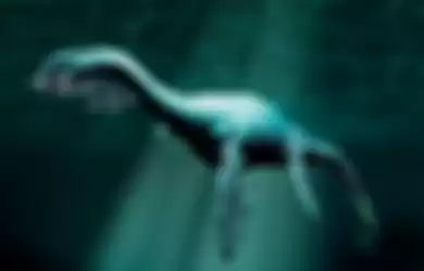 Ilustrasi monster Loch Ness