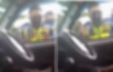 Video seorang polisi yang tidak jadi menindak pelanggar lalu lintas di Pekanbaru, Riau, Rabu (27/5/2020) mendadak viral.