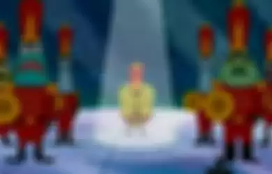 Episode Spongebob Squarepants yang menampilkan 'Sweet Victory'.