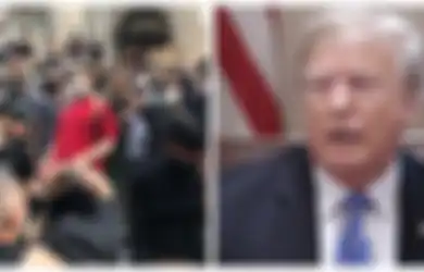 Gedung Putih Diserbu Demonstran, Donald Trump sampai Harus Dilarikan ke Tempat yang Khusus Dirancang untuk Situasi Darurat Ini