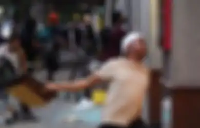 Ada Pria Bertato Peta Indonesia Tertangkap Kamera di Tengah Unjuk Rasa Besar-besaran AS yang Curi Perhatian, Terungkap Identitas Sebenarnya