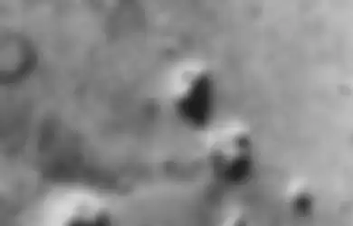 Foto 'wajah' di Mars