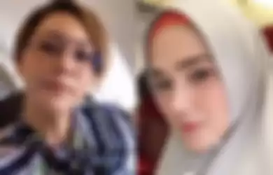 Begini bedanya gaya Maia Estiany dan Mulan Jameela saat naik jet pribadi