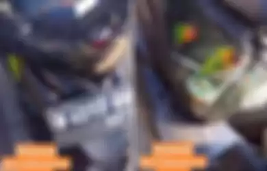 Motor yang viral karena dimodifikasi menjadi sangkar burung.