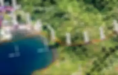 hasil survey jalur PLN di Maluku dari Terra Drone