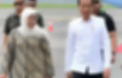 Gubernur Jawa Timur, Khofifah Indar Parawansa bersama Presiden Jokowi.
