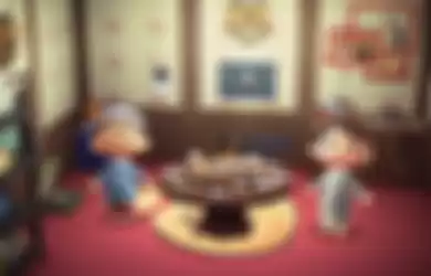 Screenshot dari game Animal Crossing: New Horizons