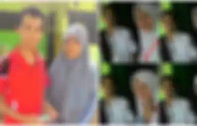 Foto-foto saat Ayu, siswa kelas 3 SMA yang mengidolakan Jamal, gurunya di sekolah. 